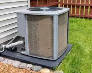 dirty air conditioning unit outdoors Condenser